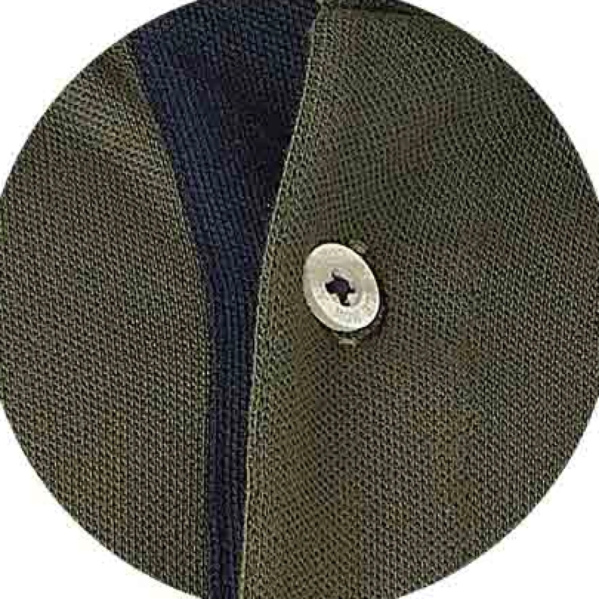 Khaki Cotton Pique Long Sleeve Polo Shirt