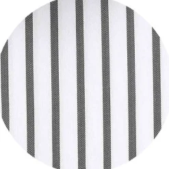 Khaki White Stripe Cotton Classic Fit Formal Shirt - Single Cuff