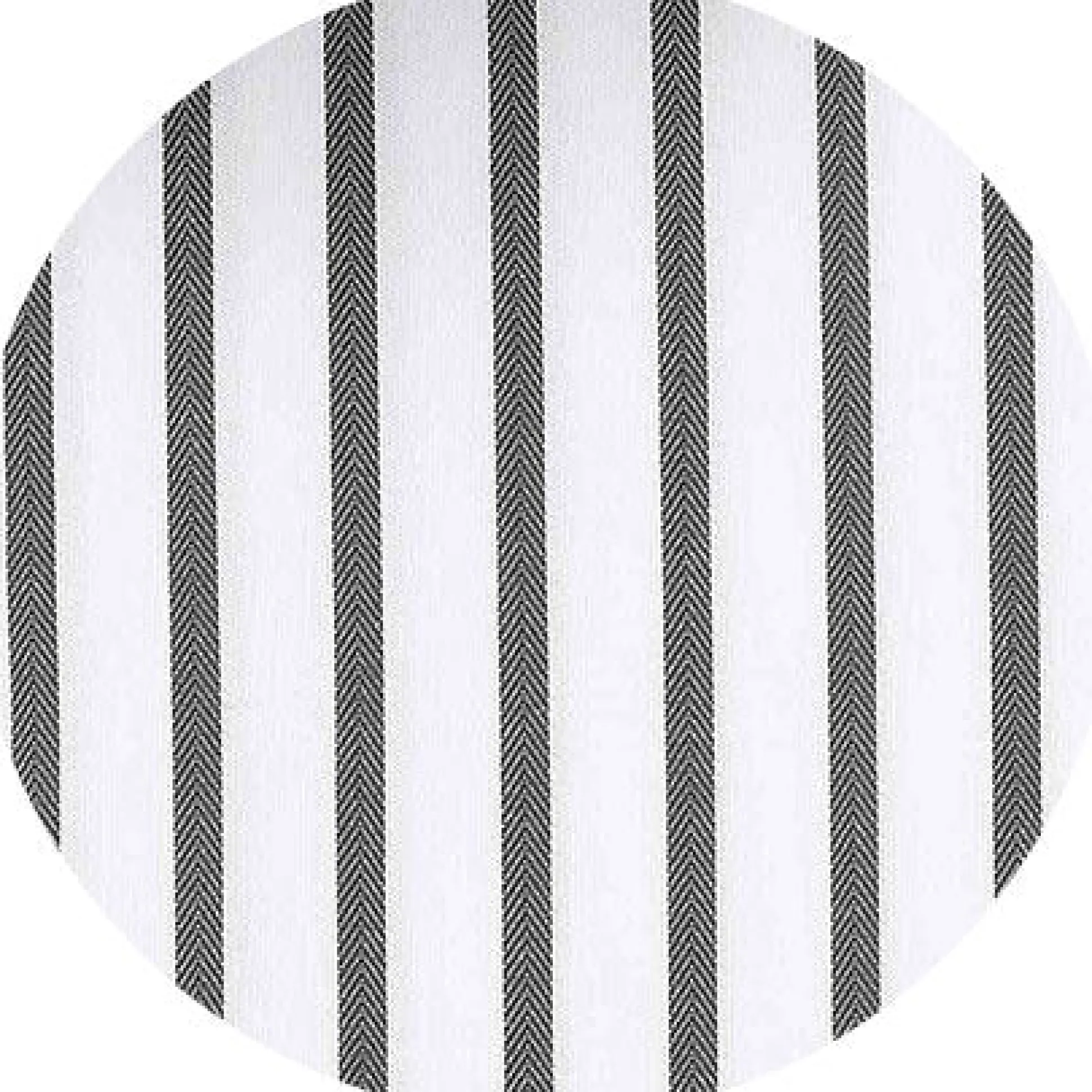 Khaki White Stripe Cotton Classic Fit Formal Shirt - Single Cuff