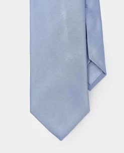 Lavender Blue Seven Fold Silk Tie