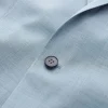 Light Blue Wool-Blend Tailored Suit Jacket