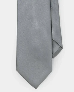 Light Grey Seven Fold Silk Tie