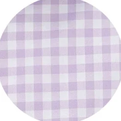 Lilac Cotton Gingham Check Classic Fit Formal Shirt - Single Cuff