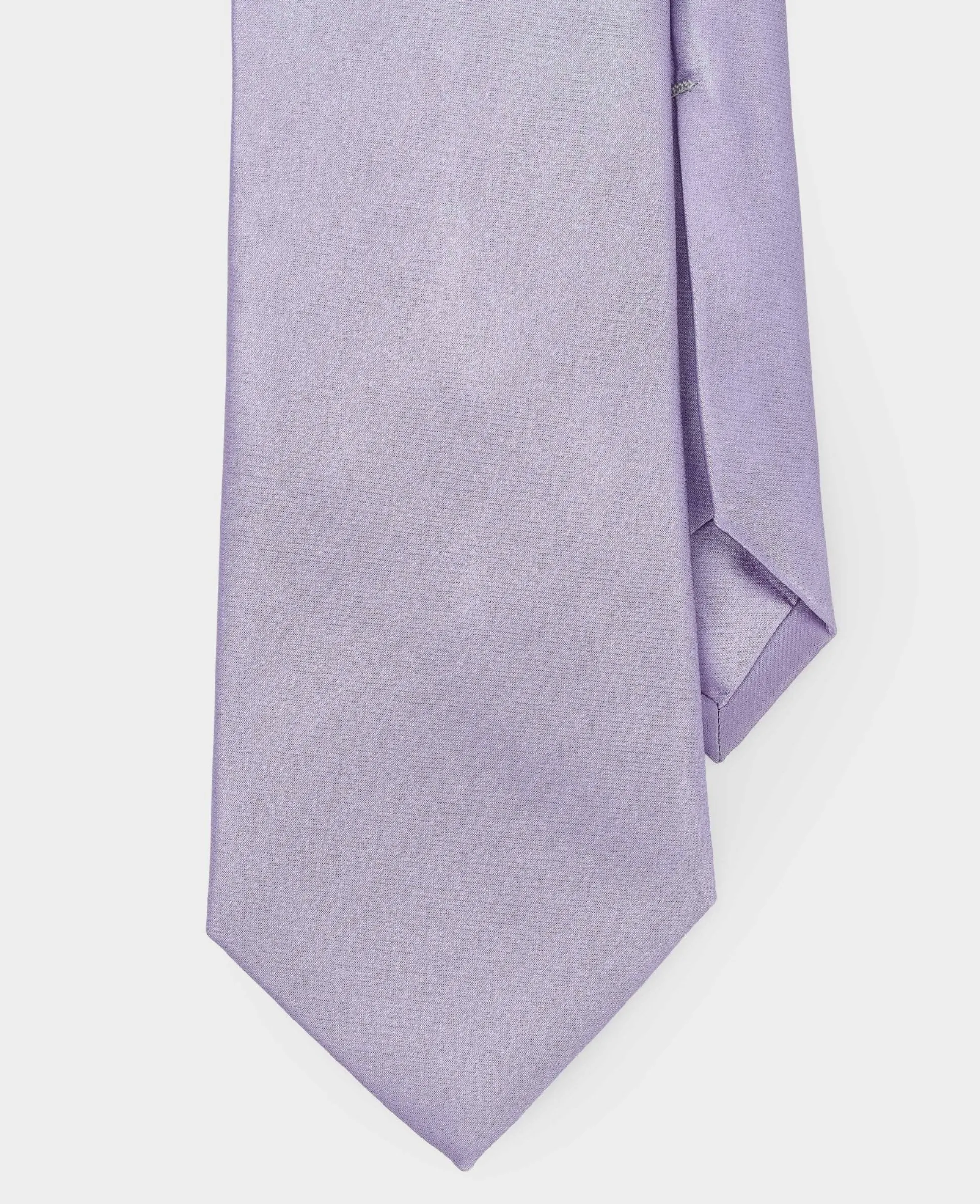 Lilac Seven Fold Silk Tie
