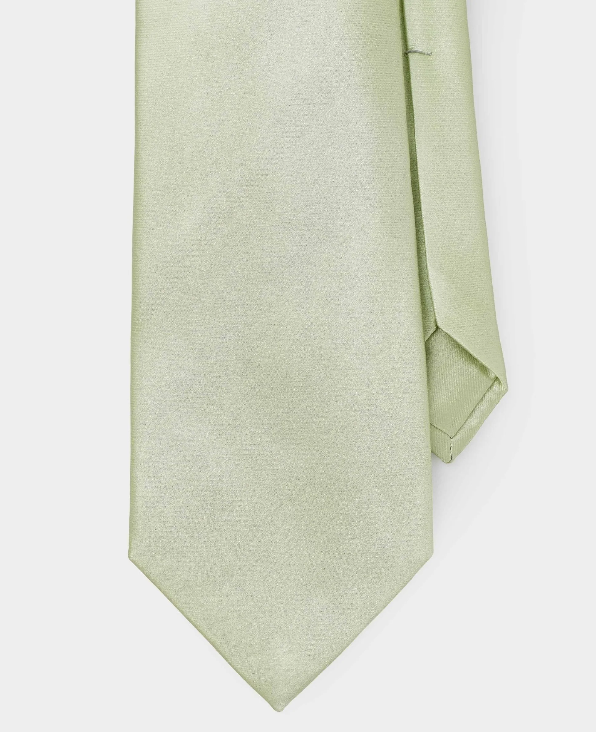 Mint Green Seven Fold Silk Tie
