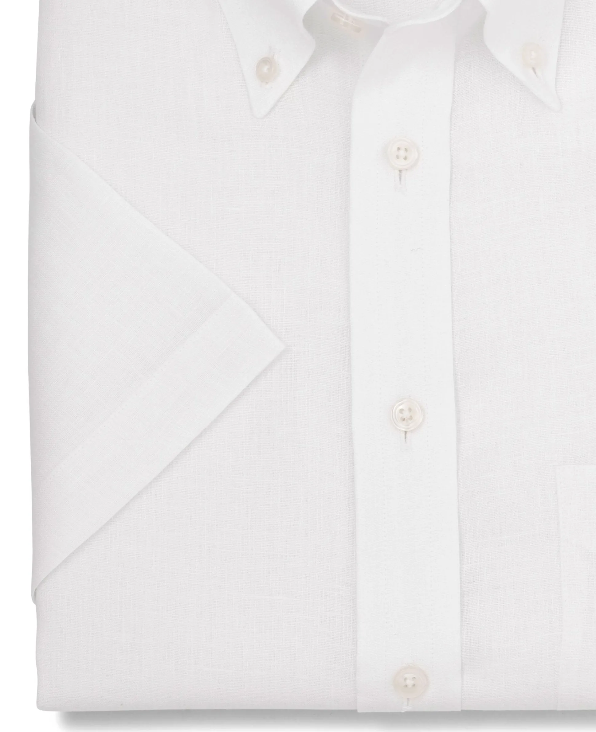 Monty White Linen Made-To-Measure Shirt
