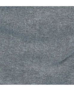 Navy Brushed Cotton Twill Herringbone Lounge Pants
