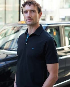 Navy Classic Fit Short Sleeve Polo Shirt