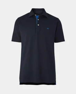 Navy Classic Fit Short Sleeve Polo Shirt