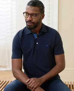 Navy Classic Fit Short Sleeve Polo Shirt