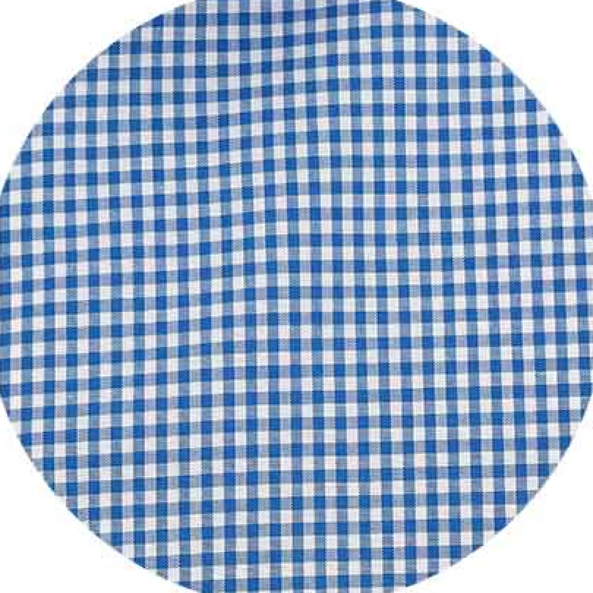 Navy Cotton Gingham Slim Fit Formal Shirt - Single Cuff