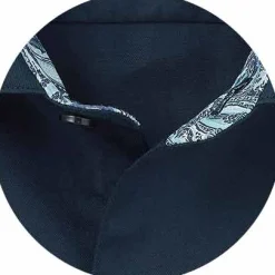 Navy Cotton Twill Classic Fit Smart-Casual Shirt - Single Cuff