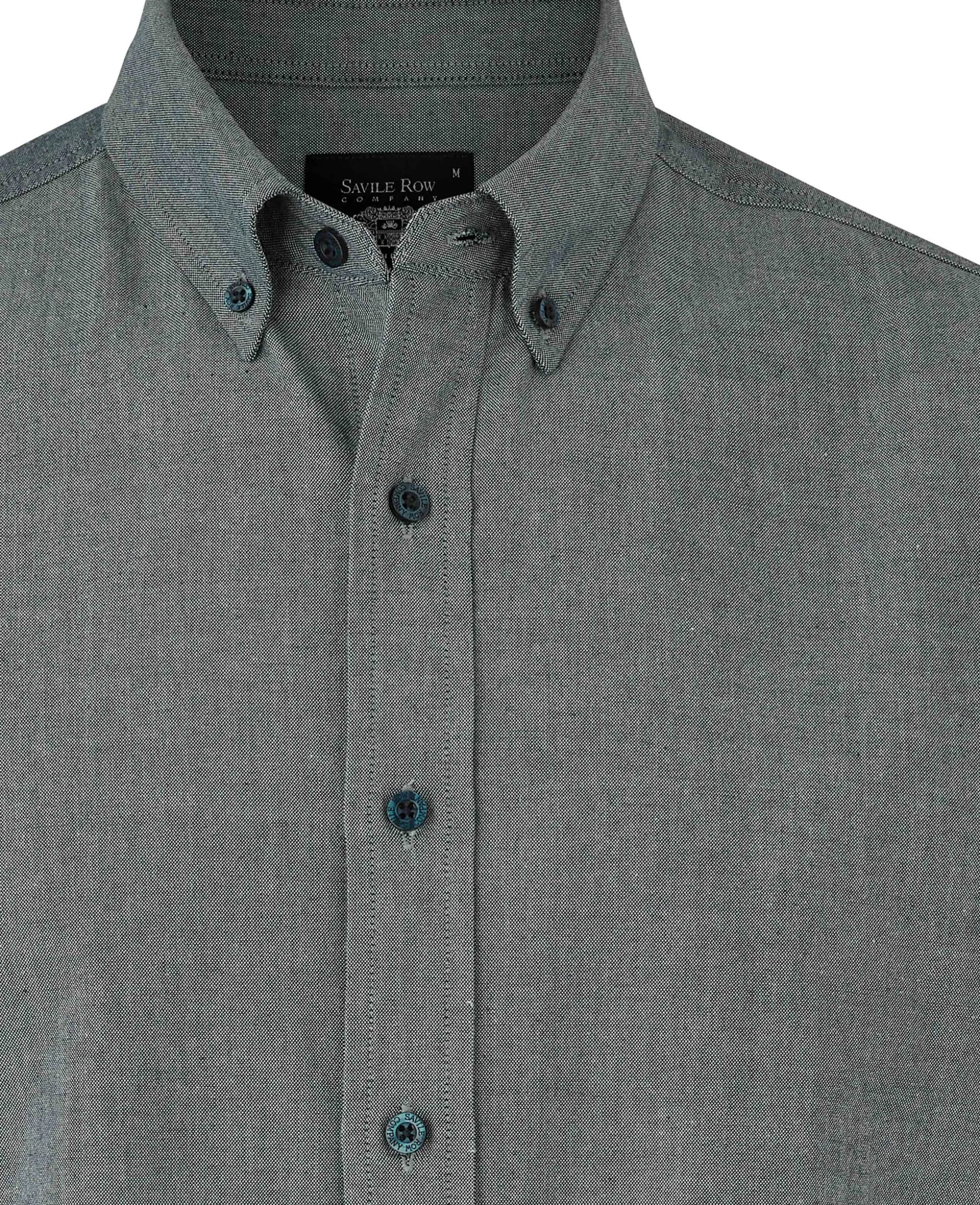 Navy Slim Fit Chambray Oxford Shirt