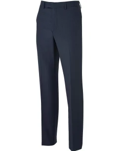Navy Stripe Suit Trousers