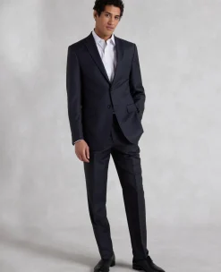 Navy Stripe Tailored Suit