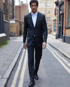 Navy Stripe Tailored Suit