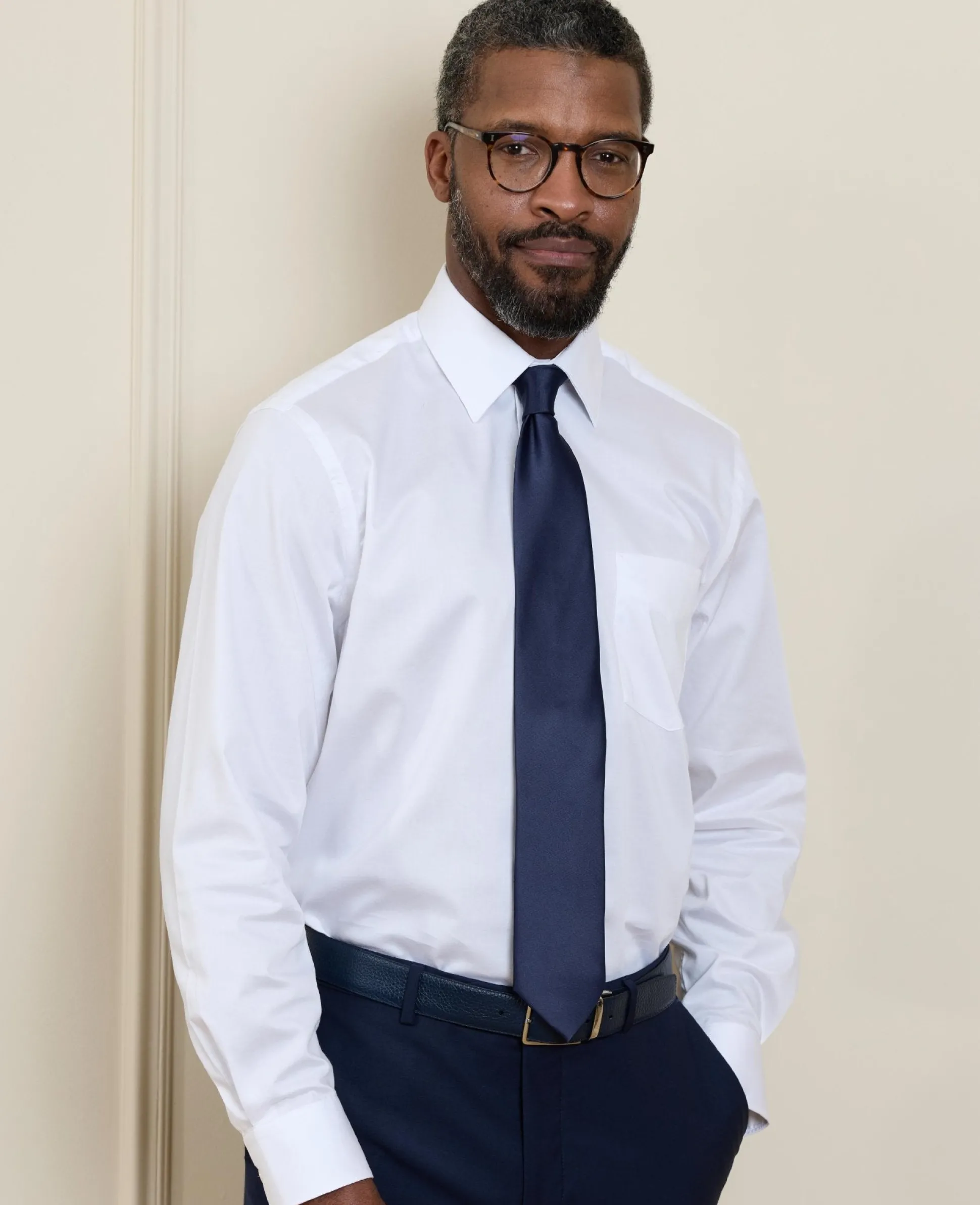 Navy Vegan Tie