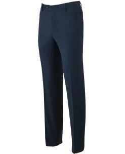 Navy Wool-Blend Tailored Suit