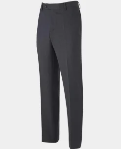 Navy Wool Linen Blend Tailored Suit