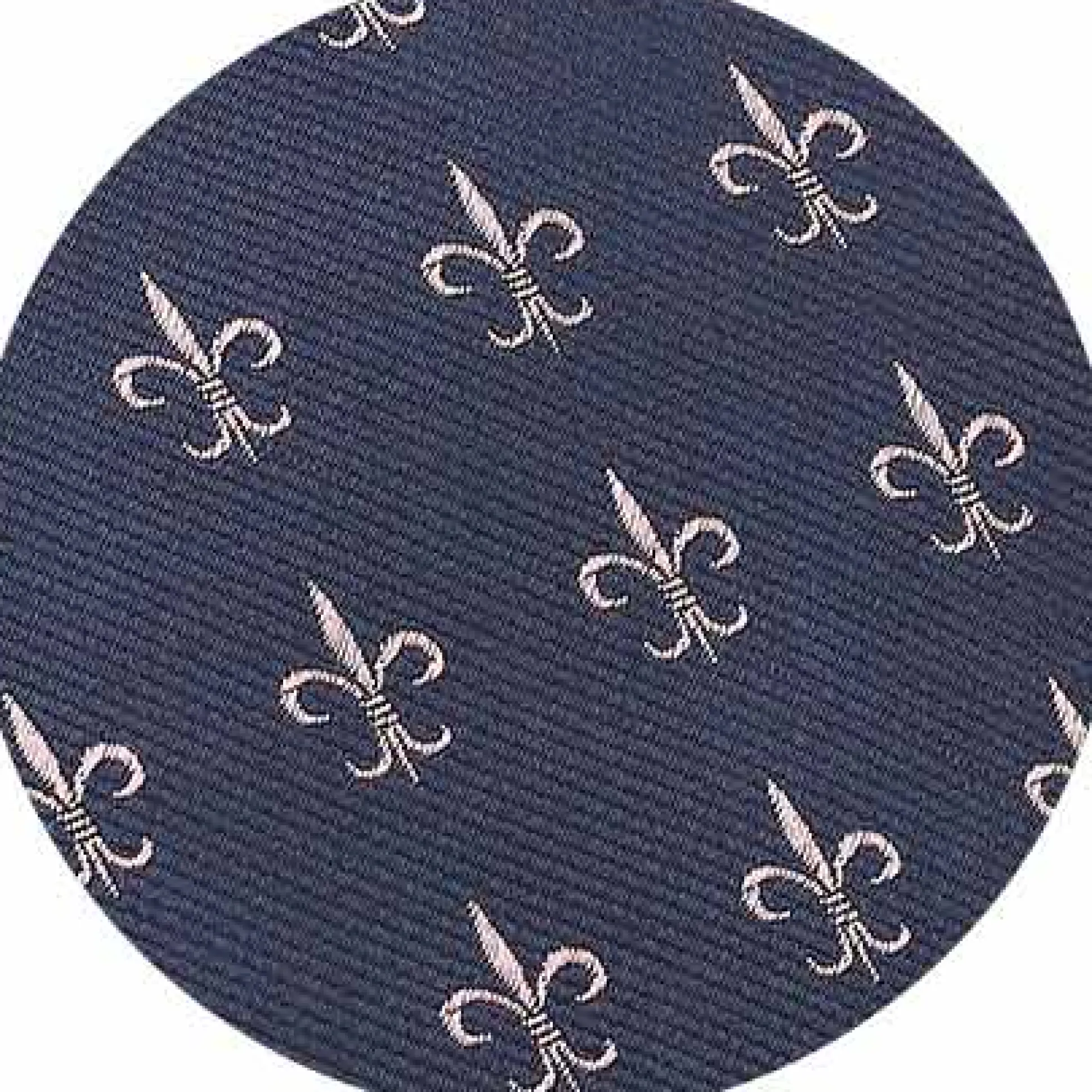 Pink Fleur De Lys Silk Tie