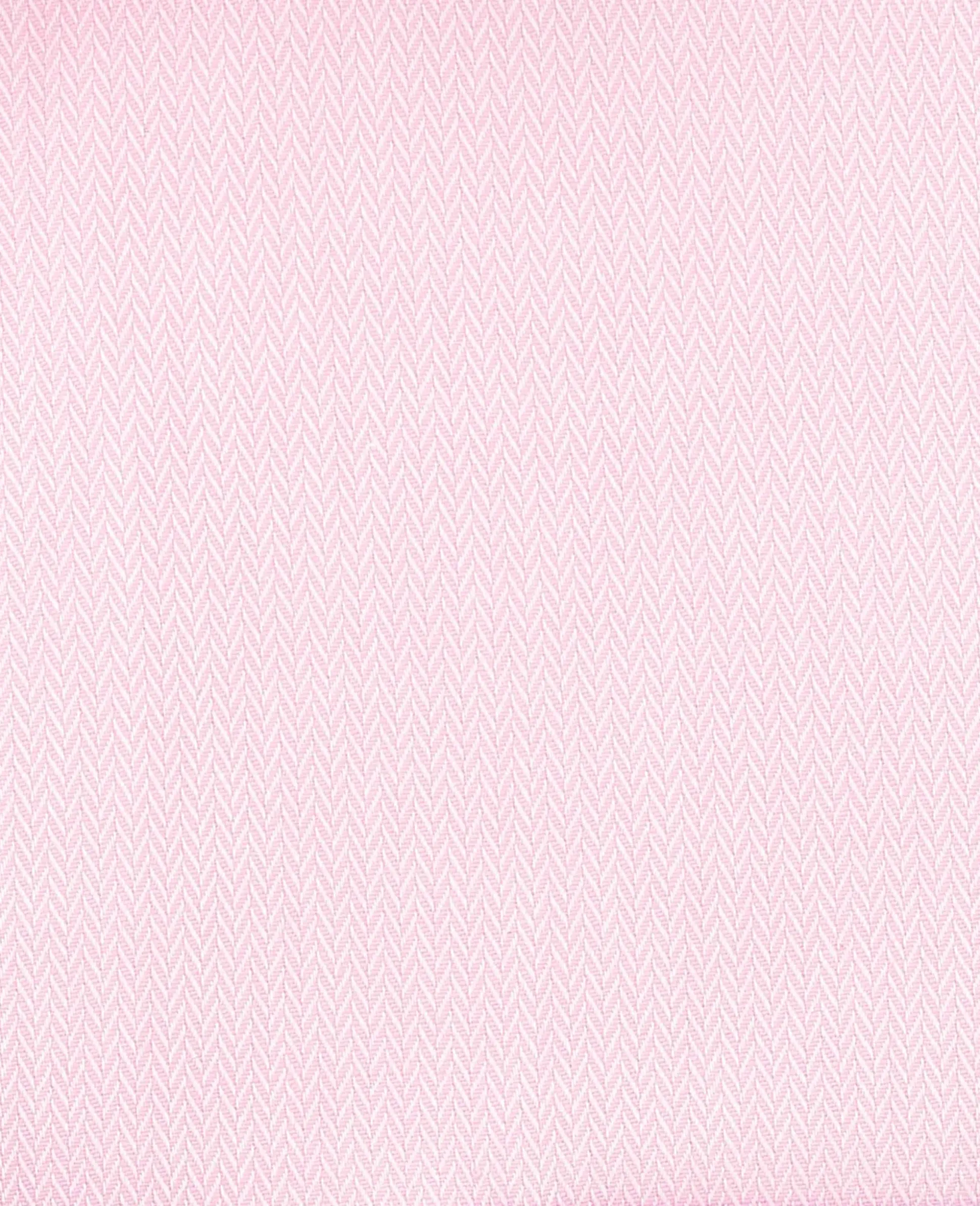 Pink Herringbone Cotton Classic Fit Formal Shirt - Double Cuff
