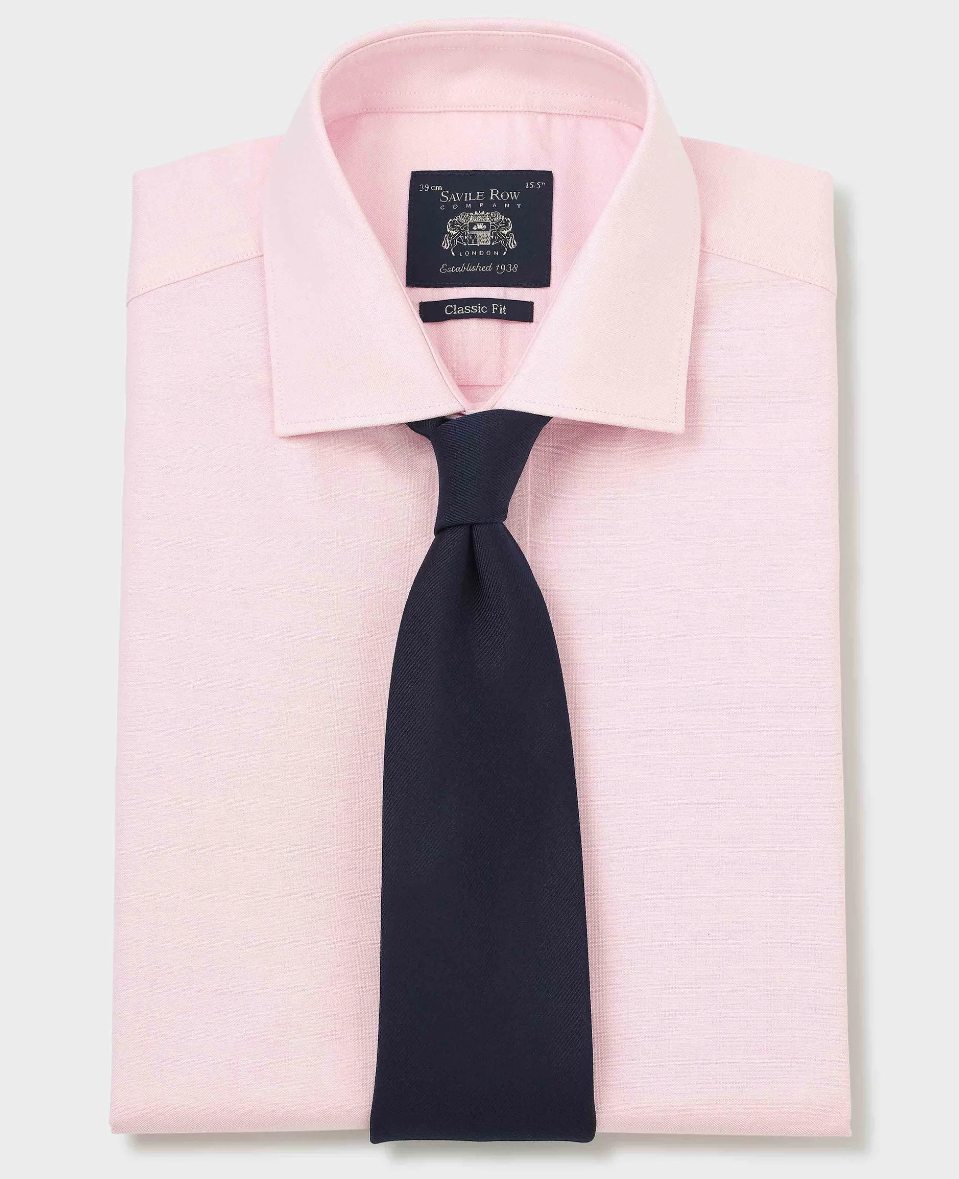 Pink Pinpoint Cotton Classic Fit Formal Shirt - Single Cuff