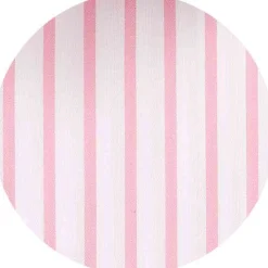 Pink White Stripe Cotton Classic Fit Formal Shirt - Single Cuff
