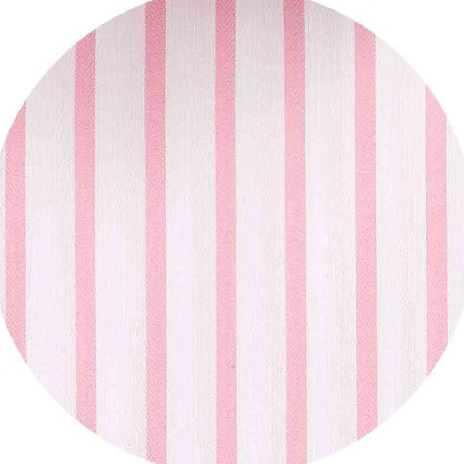 Pink White Stripe Cotton Classic Fit Formal Shirt - Single Cuff