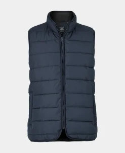 100% Recycled Navy Quilted Gilet
