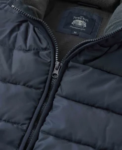 100% Recycled Navy Quilted Gilet