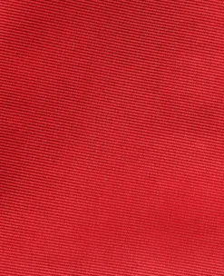 Red Fine Twill Silk Pocket Square
