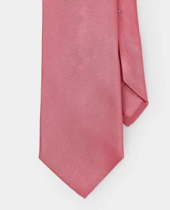 Salmon Seven Fold Silk Tie