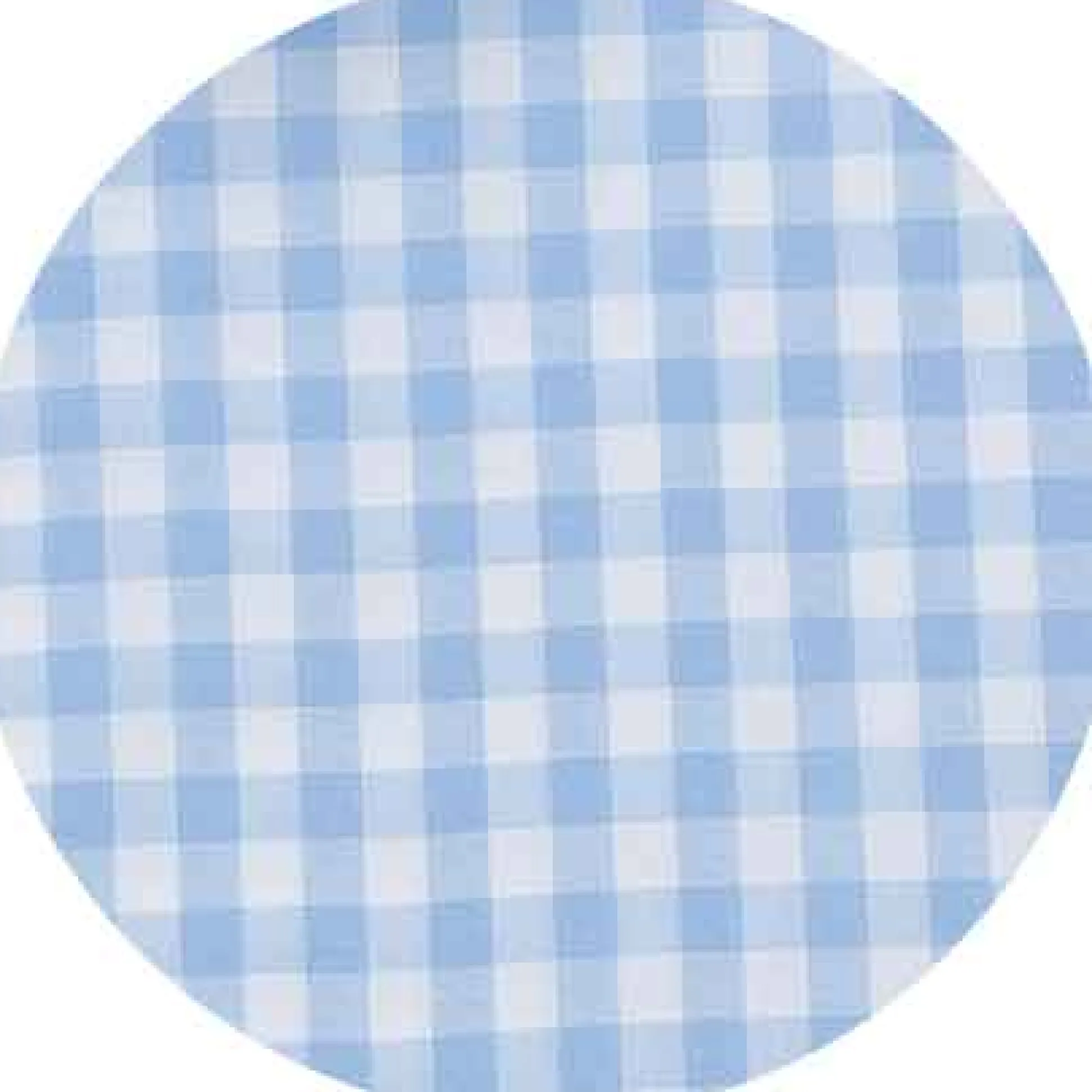 Sky Blue Cotton Gingham Classic Fit Formal Shirt - Single Cuff