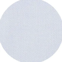 Sky Blue Textured Cotton Herringbone Classic Fit Formal Shirt - Double Cuff