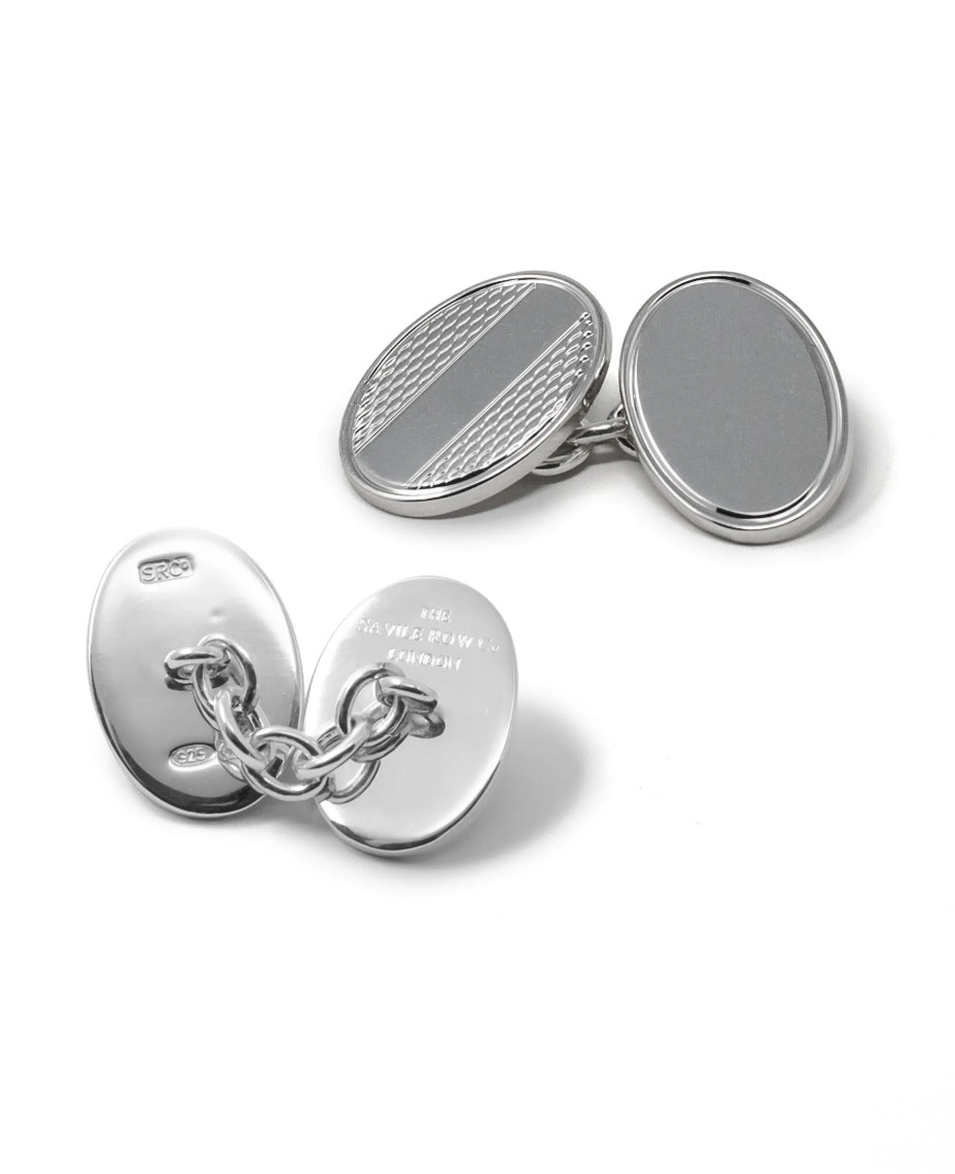 Sterling Silver Chain Link Cufflinks