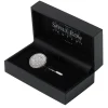 Sterling Silver Lapel Pin with Lucky Sixpence