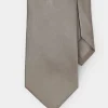 Warm Grey Seven Fold Silk Tie