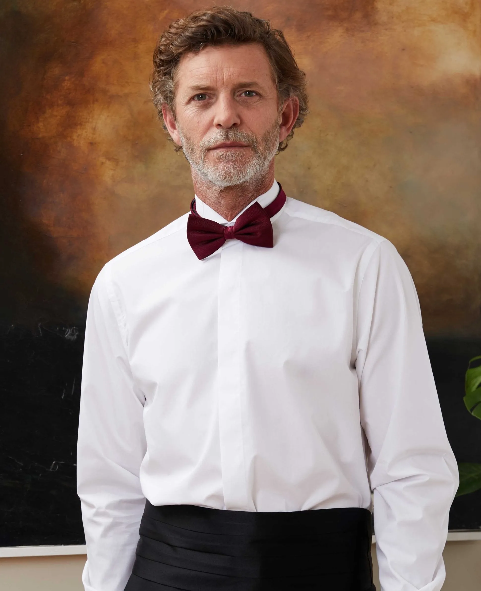 White Classic Fit Wing Collar Formal Shirt - Double Cuff