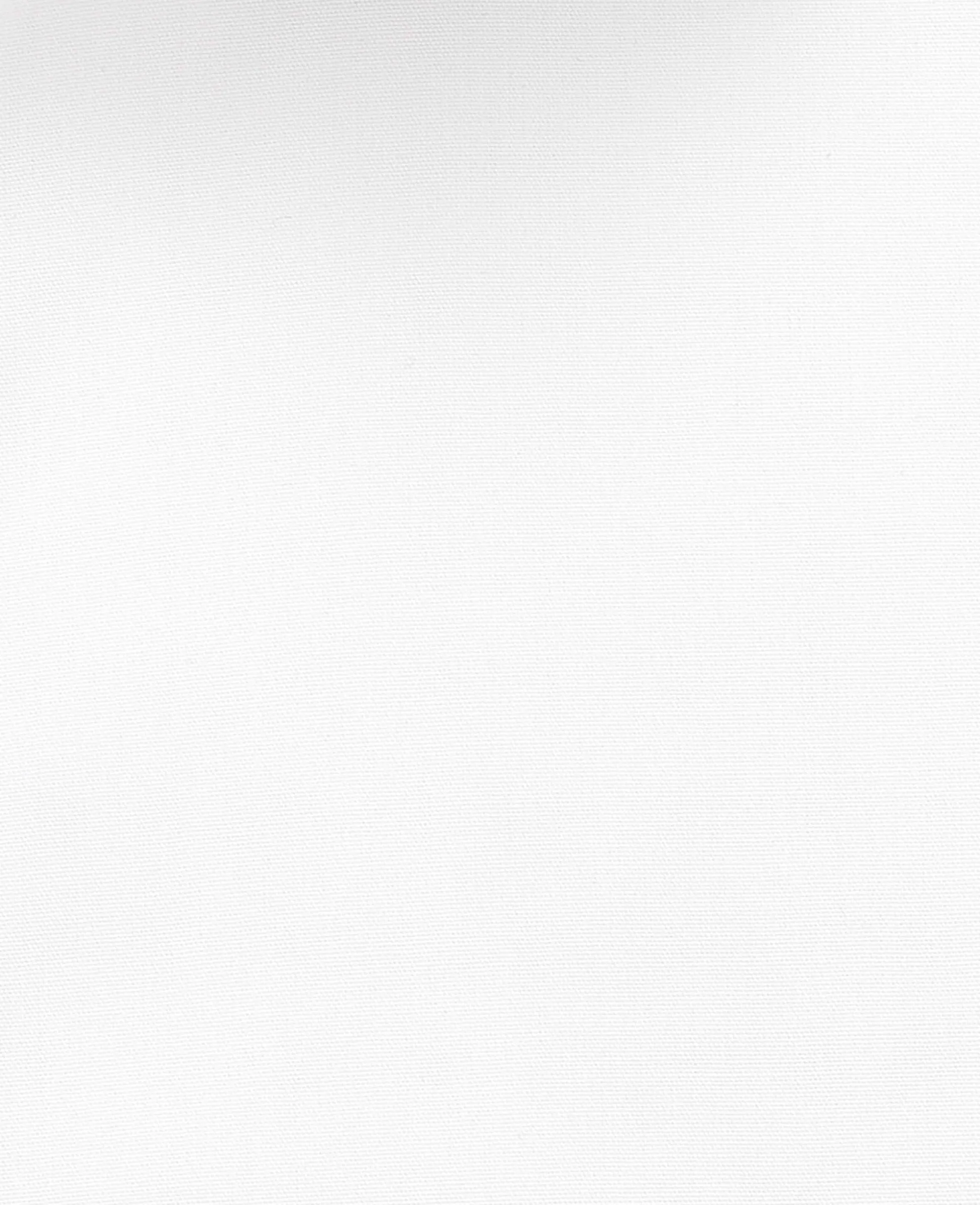 White Cotton Poplin Classic Fit Non-Iron Shirt - Single or Double Cuff