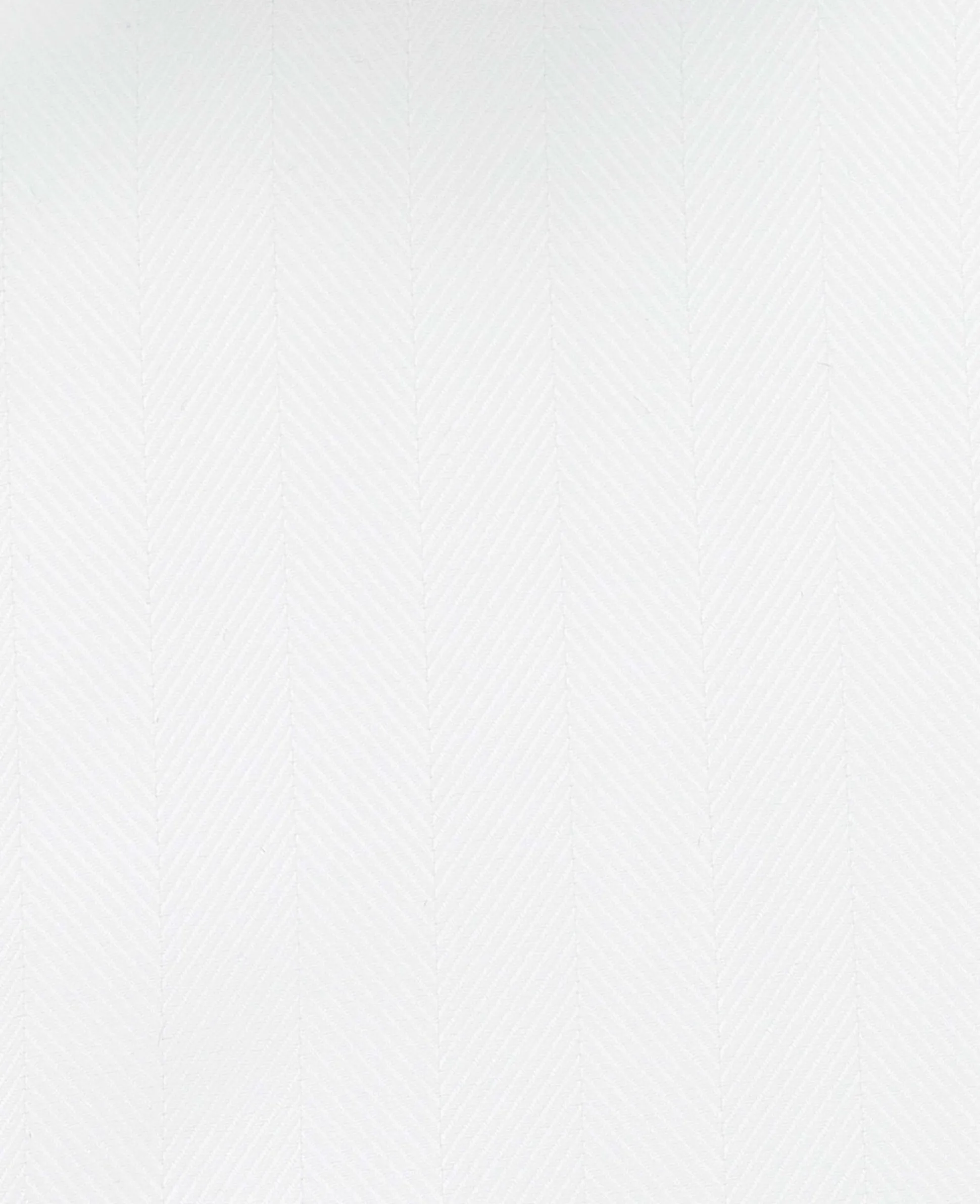 White Herringbone Cotton Slim Fit Formal Shirt - Single Cuff