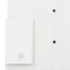 White Marcella Bib Front Dinner Shirt & Dress Stud Set