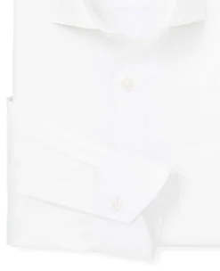 White Poplin Classic Fit Formal Shirt - Single Cuff