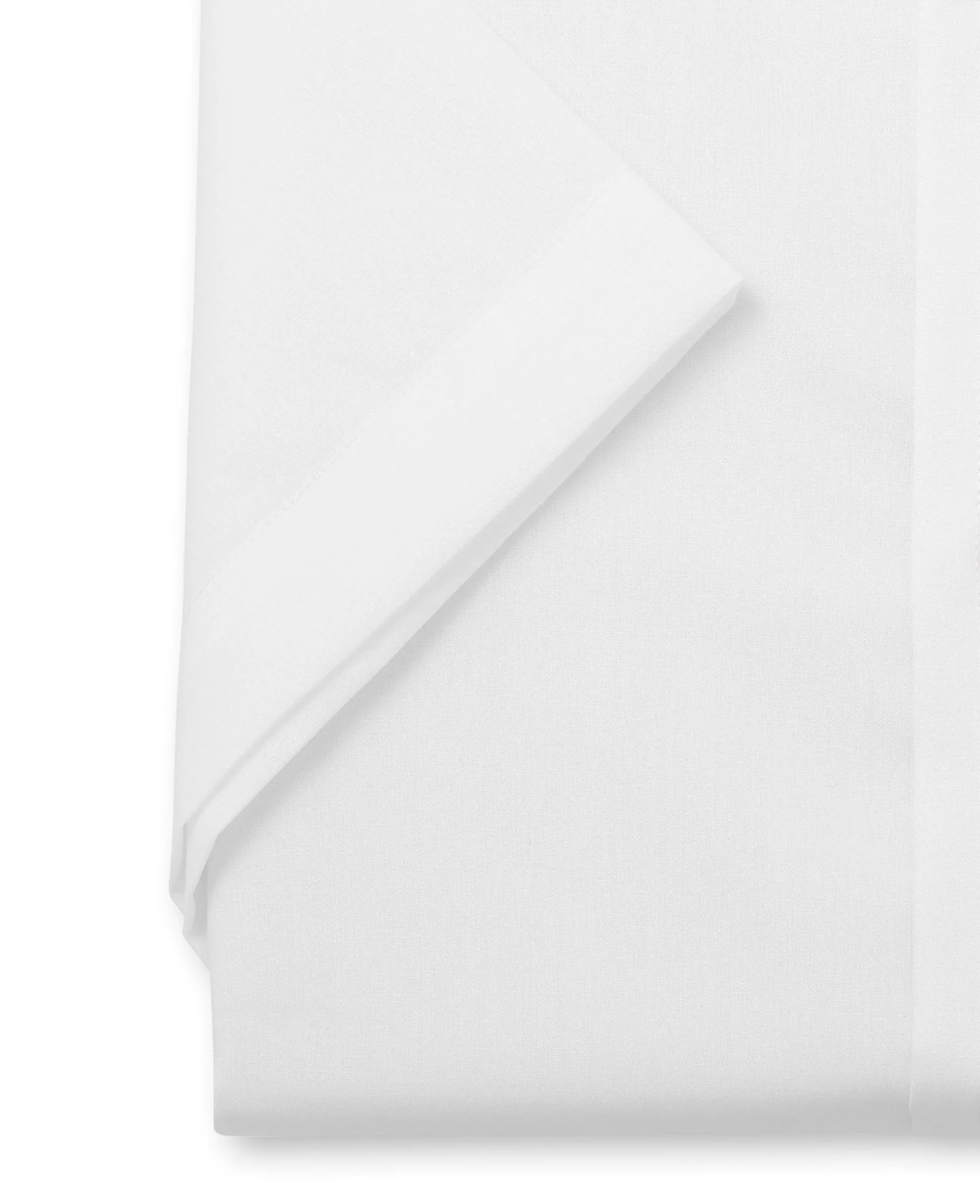 White Poplin Classic Fit Short Sleeve Formal Shirt