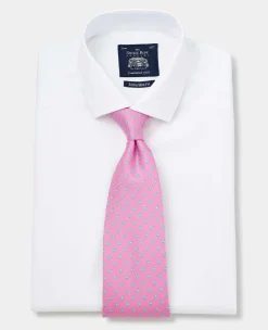 White Poplin Extra Slim Fit Shirt - Single or Double Cuff