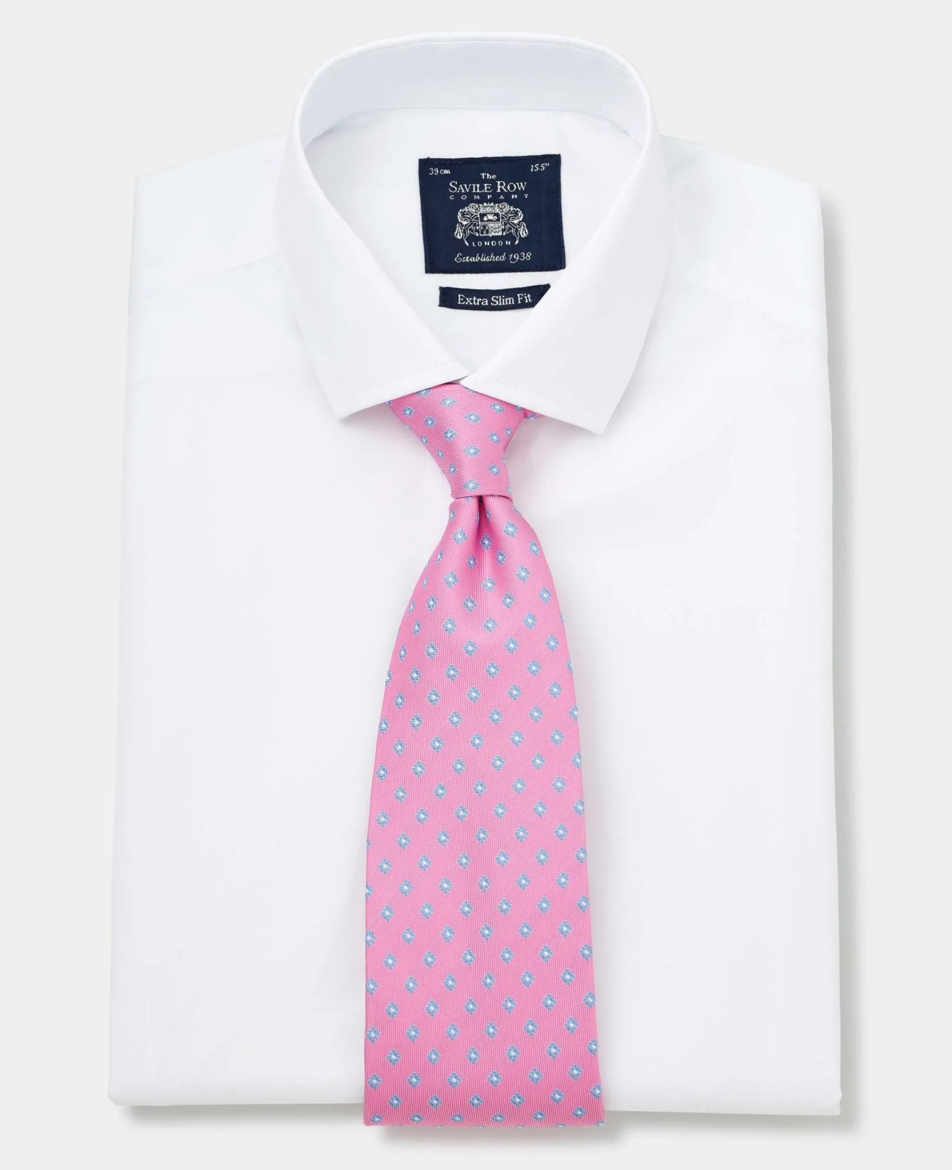 White Poplin Extra Slim Fit Shirt - Single or Double Cuff