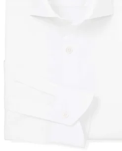 White Poplin Slim Fit Formal Shirt - Single Cuff